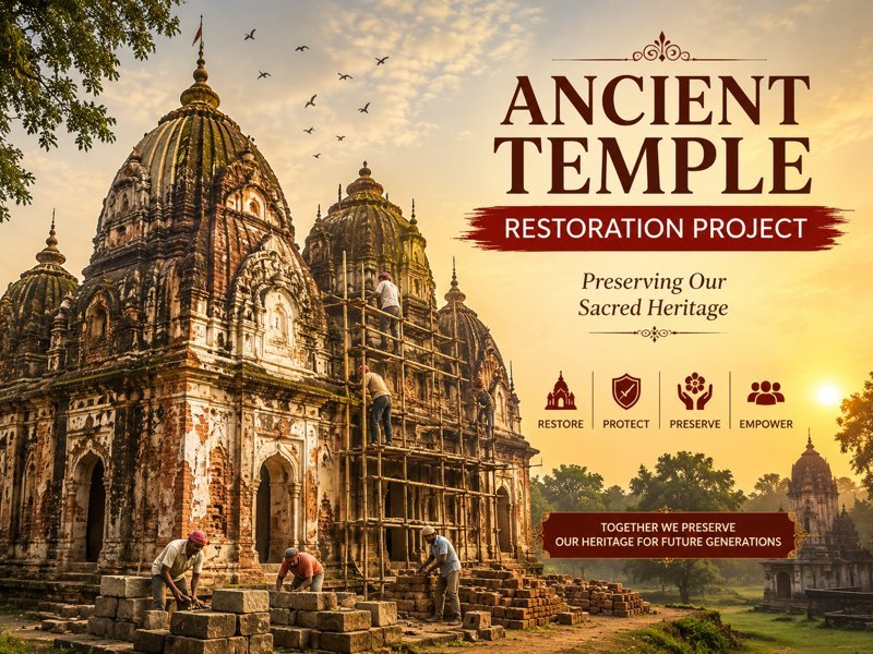 Ancient Temple Restoration Project
